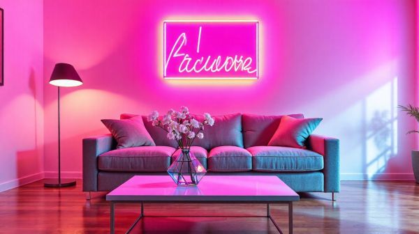 10 idées créatives pour ajouter des néons colorés à votre déco