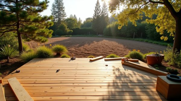 Réussir l'installation d'une terrasse composite sur plots facilement